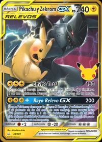 Pikachu y Zekrom GX