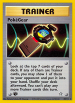 Carta de la expansión Neo Genesis