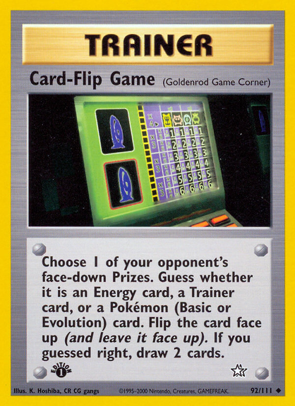 Carta de la expansión Neo Genesis