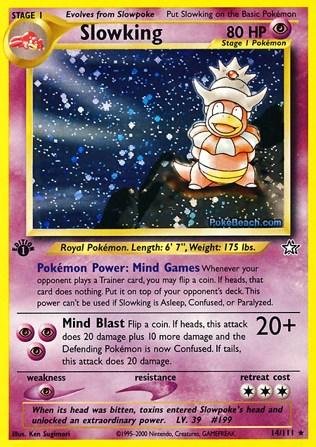 Carta de la expansión Neo Genesis