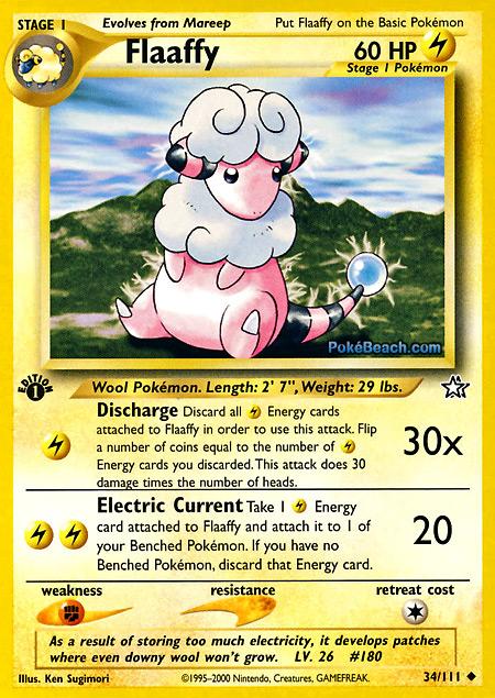 Carta de la expansión Neo Genesis