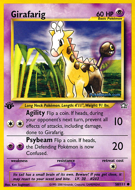 Carta de la expansión Neo Genesis