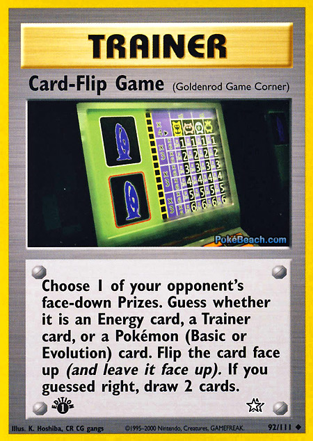 Carta de la expansión Neo Genesis