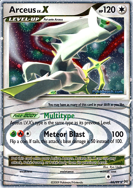 Carta de la expansión Arceus