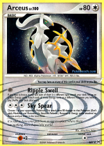Carta de la expansión Arceus