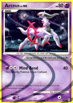 Carta de la expansión Arceus