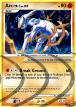 Carta de la expansión Arceus