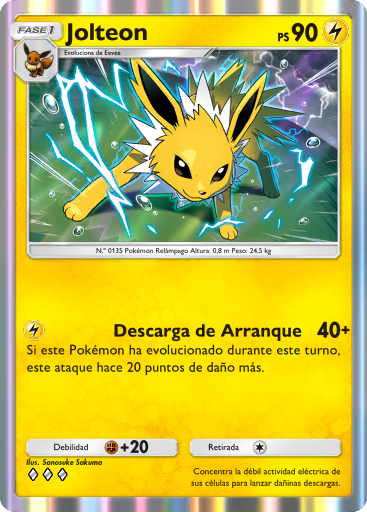 Carta de la expansión Arboleda de Eevee