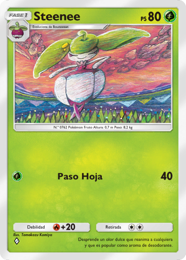 Carta de la expansión Arboleda de Eevee