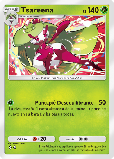 Carta de la expansión Arboleda de Eevee