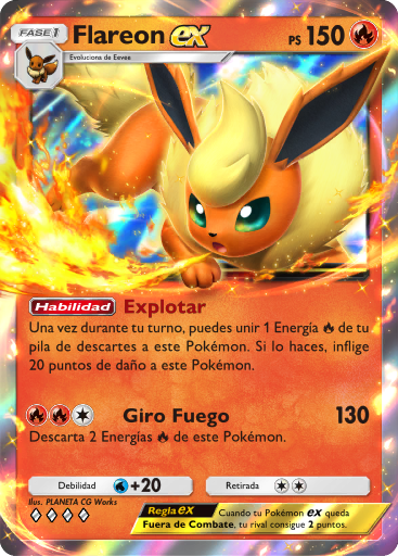 Carta de la expansión Arboleda de Eevee
