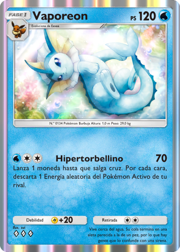 Carta de la expansión Arboleda de Eevee