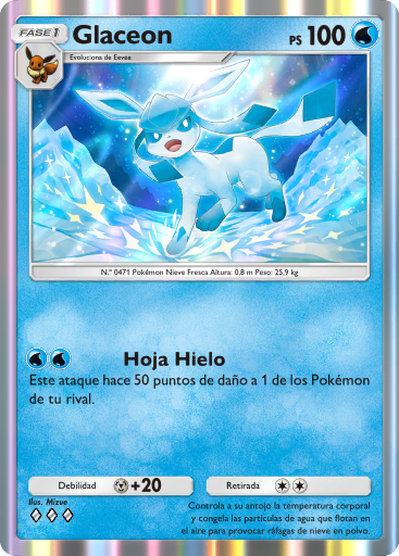 Carta de la expansión Arboleda de Eevee