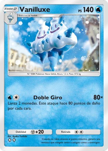 Carta de la expansión Arboleda de Eevee