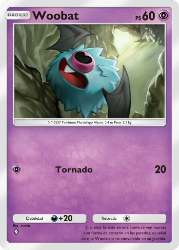 Carta de la expansión Arboleda de Eevee