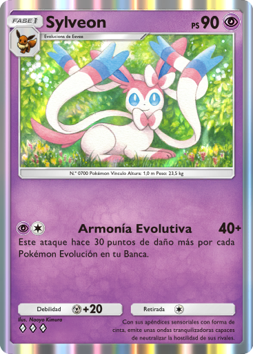 Carta de la expansión Arboleda de Eevee