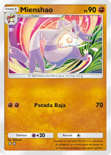 Carta de la expansión Arboleda de Eevee