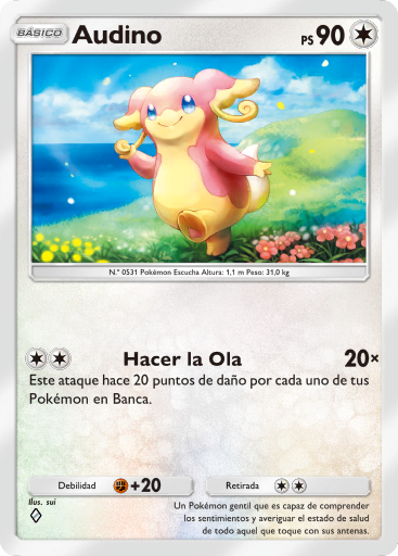 Carta de la expansión Arboleda de Eevee