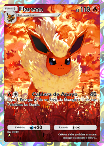 Carta de la expansión Arboleda de Eevee