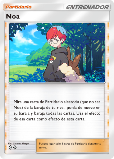 Carta de la expansión Arboleda de Eevee