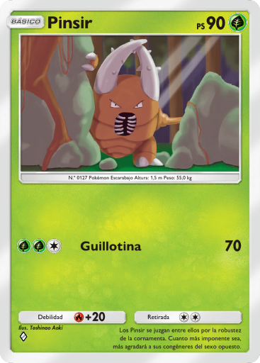 Carta de la expansión Saber Marino y Celeste