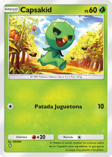 Carta de la expansión Encantos de Paldea