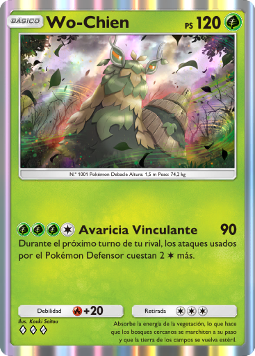 Carta de la expansión Encantos de Paldea