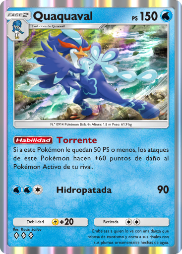 Carta de la expansión Encantos de Paldea