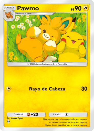 Carta de la expansión Encantos de Paldea