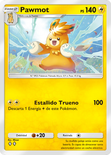 Carta de la expansión Encantos de Paldea