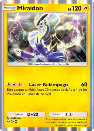 Carta de la expansión Encantos de Paldea