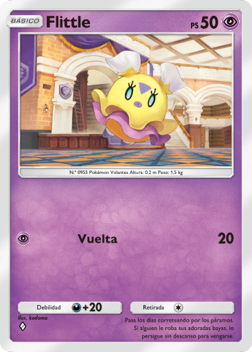 Carta de la expansión Encantos de Paldea