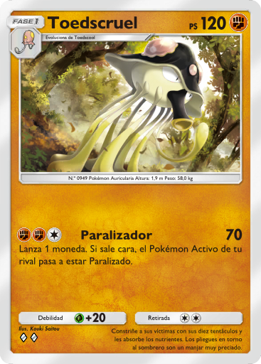 Carta de la expansión Encantos de Paldea