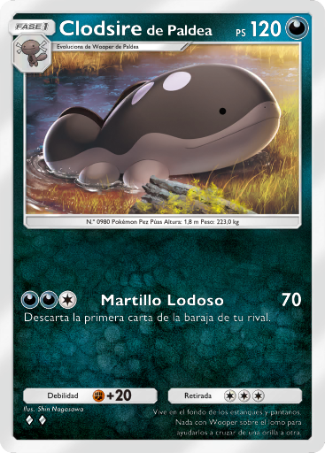 Carta de la expansión Encantos de Paldea