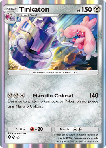 Carta de la expansión Encantos de Paldea