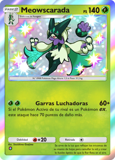 Carta de la expansión Encantos de Paldea