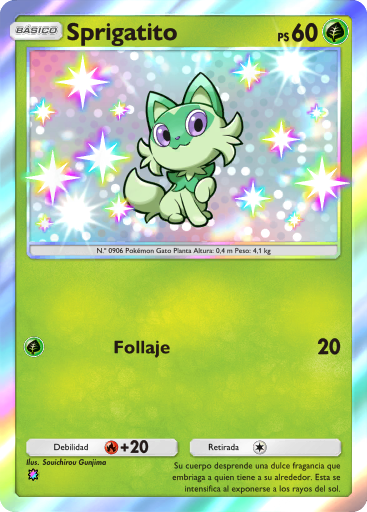 Carta de la expansión Encantos de Paldea