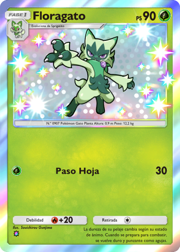 Carta de la expansión Encantos de Paldea