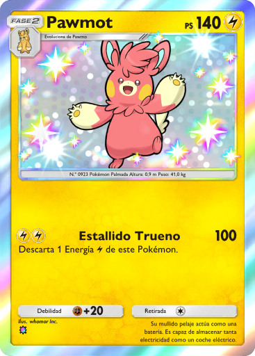 Carta de la expansión Encantos de Paldea