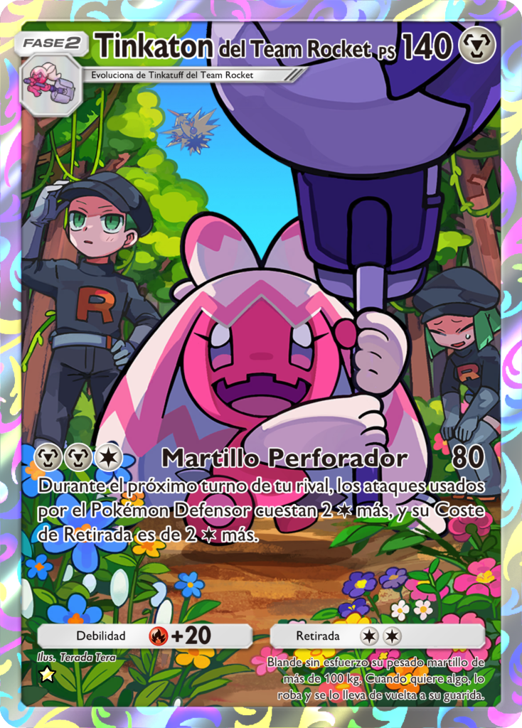 Carta de la expansión La ambición del Team Rocket