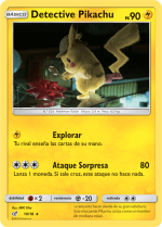 Carta de la expansión Detective Pikachu