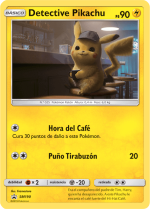 Carta de la expansión Detective Pikachu