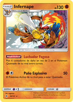 Carta de la expansión Luz Prohibida