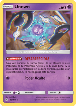 Carta de la expansión Truenos Perdidos