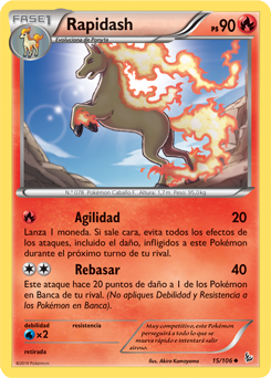Carta de la expansión Destellos de Fuego