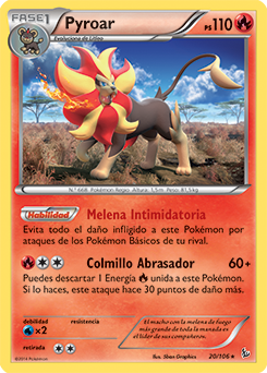Carta de la expansión Destellos de Fuego