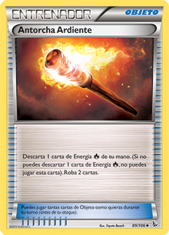 Carta de la expansión Destellos de Fuego