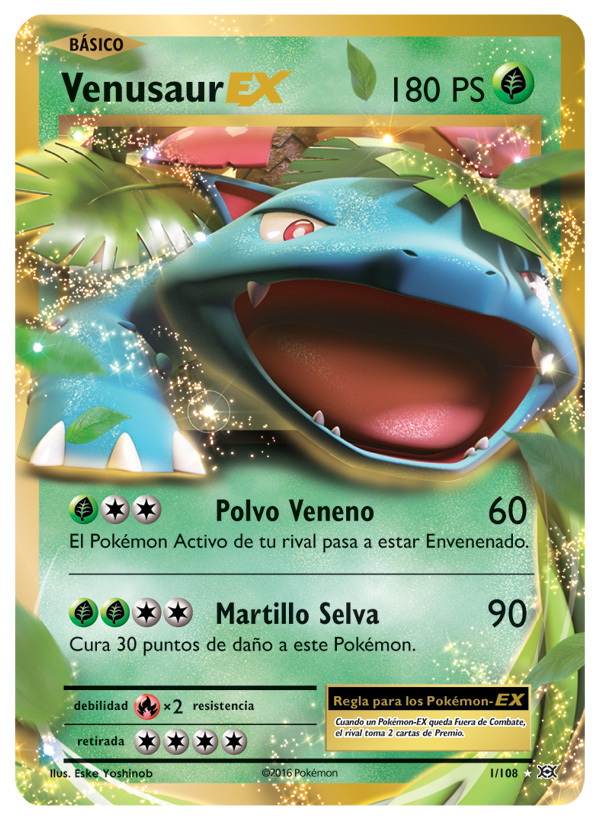 Carta de la expansión Evoluciones