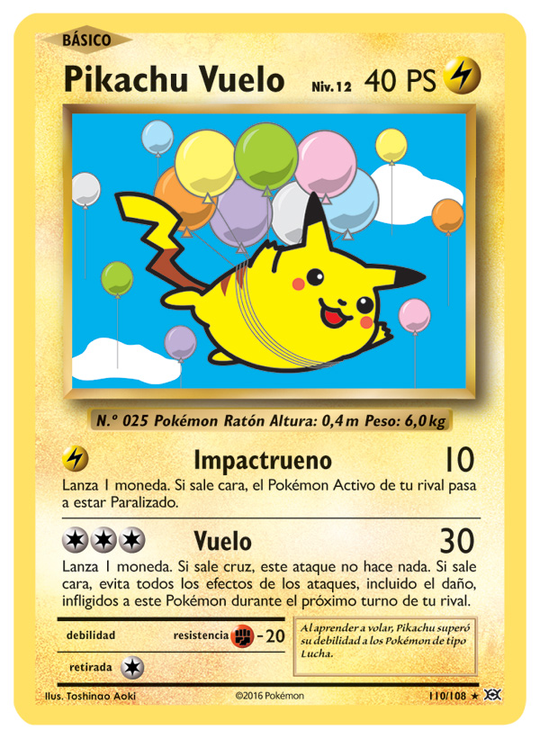 Carta de la expansión Evoluciones