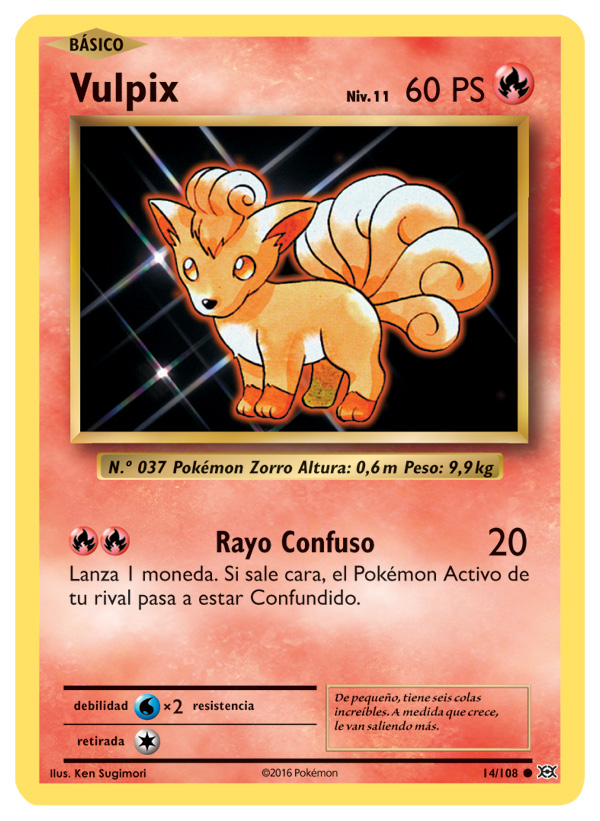 Carta de la expansión Evoluciones